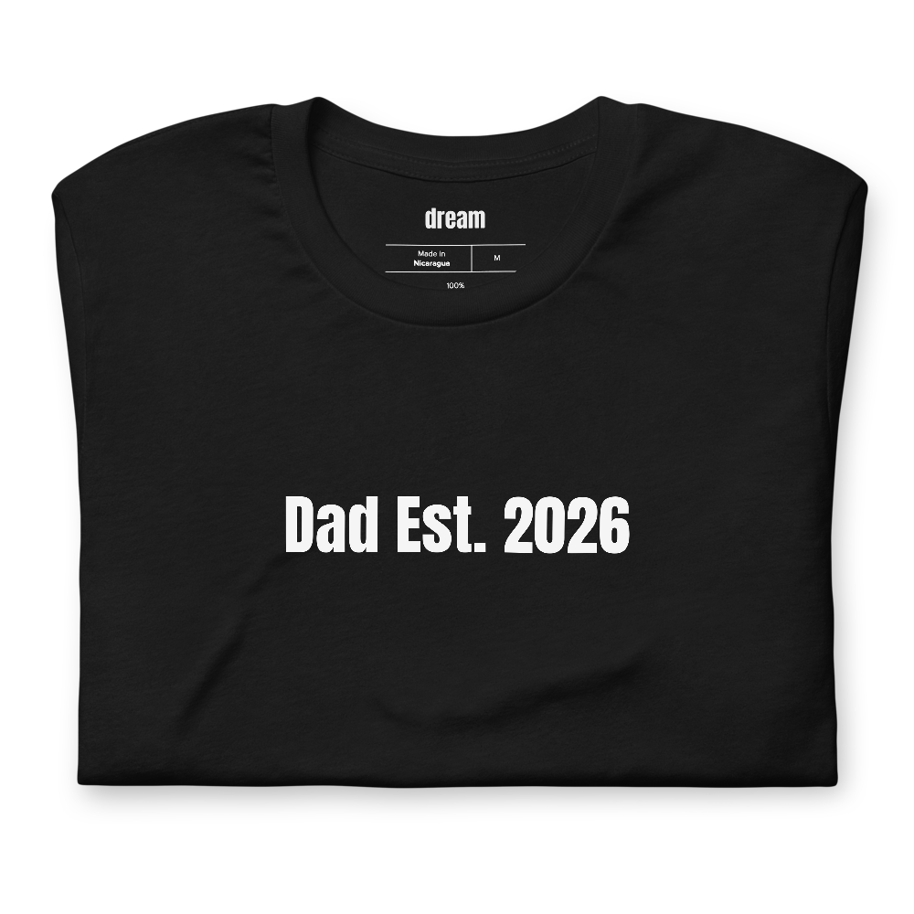 Dad Est. 2026 - New Parents t-shirt