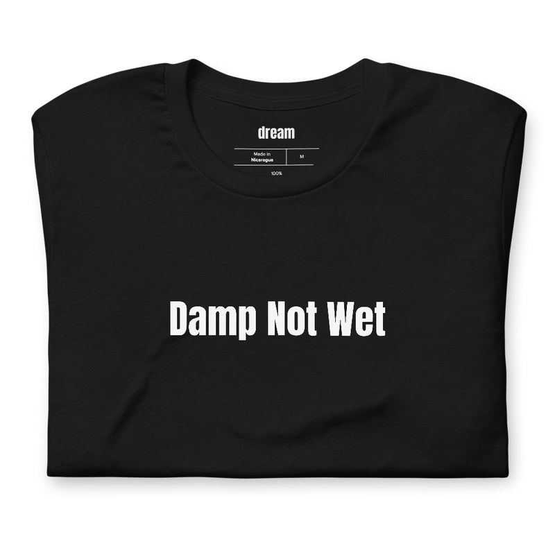 Damp Not Wet