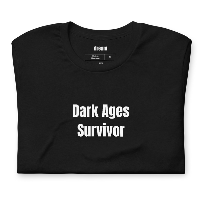 Dark Ages Survivor - Adult LEGO Builders t-shirt