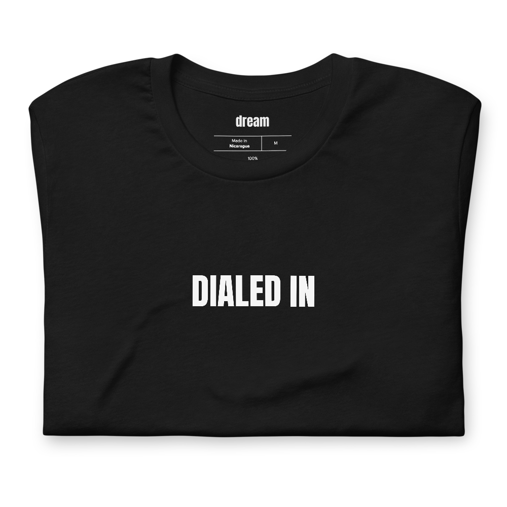 DIALED IN - Espresso Culture t-shirt