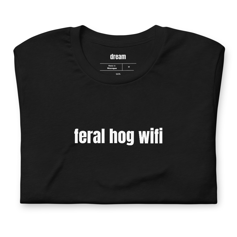 feral hog wifi