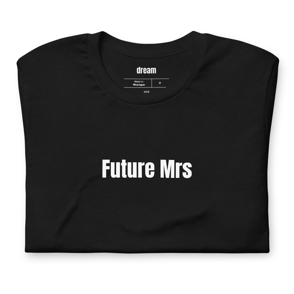 Future Mrs - Wedding Party t-shirt