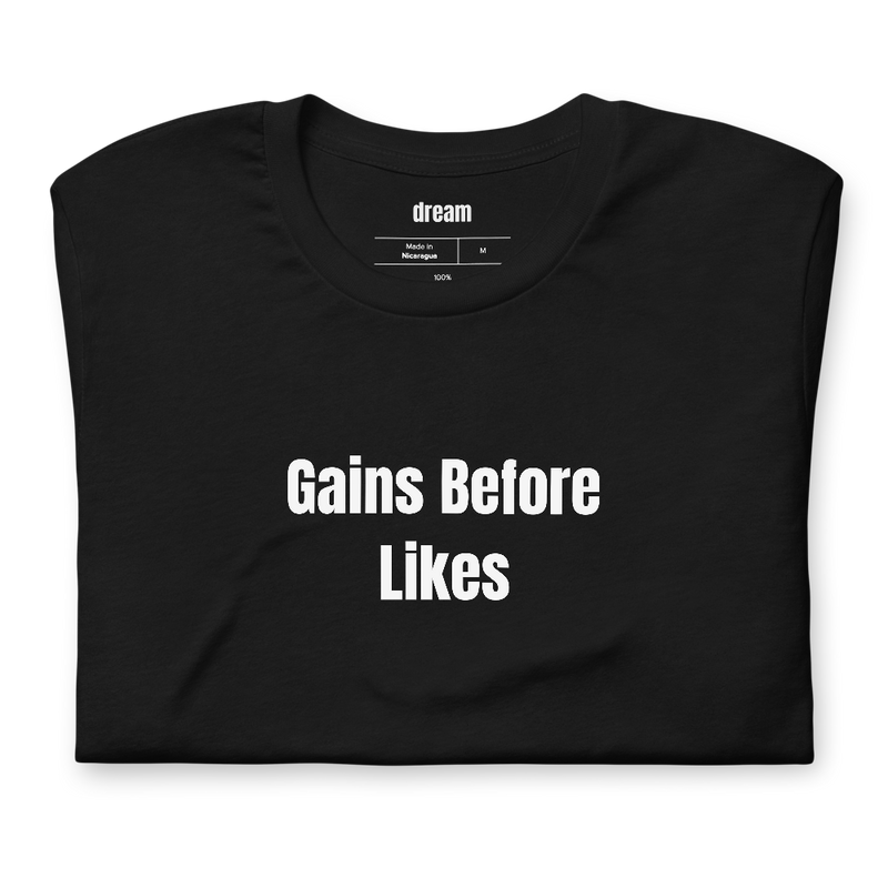 Gains Before Likes