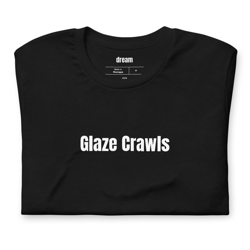 Glaze Crawls - Pottery t-shirt