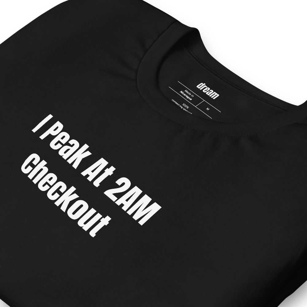 I Peak At 2AM Checkout