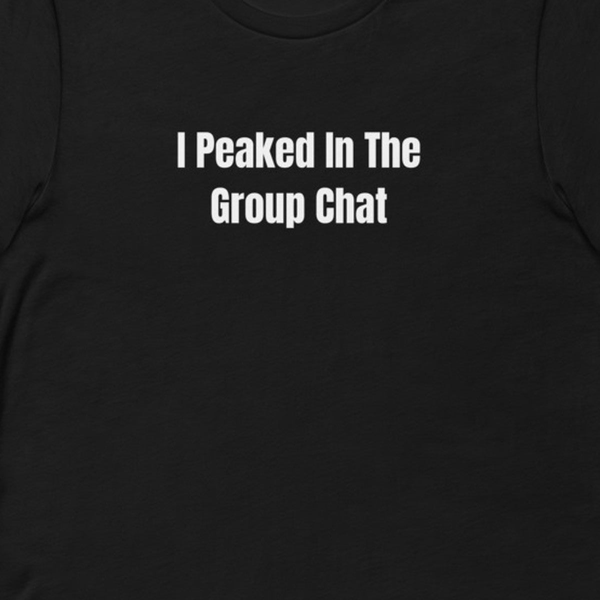 I Peaked In The Group Chat - Feral Self-Care t-shirt