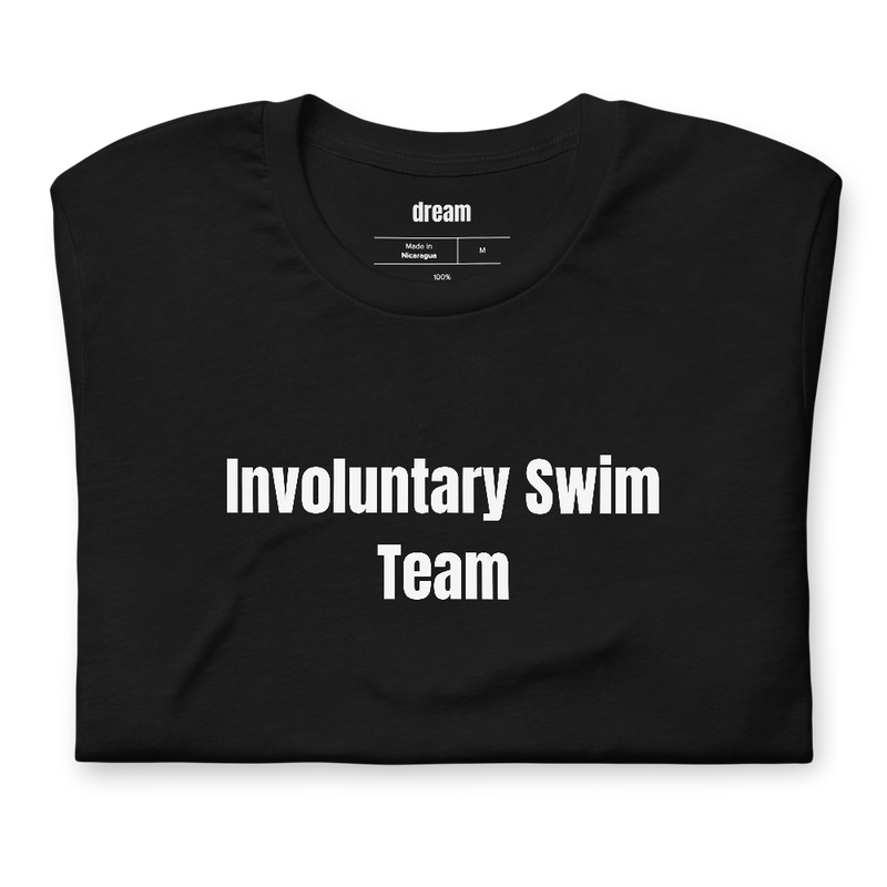 Involuntary Swim Team - Whitewater Kayaking t-shirt