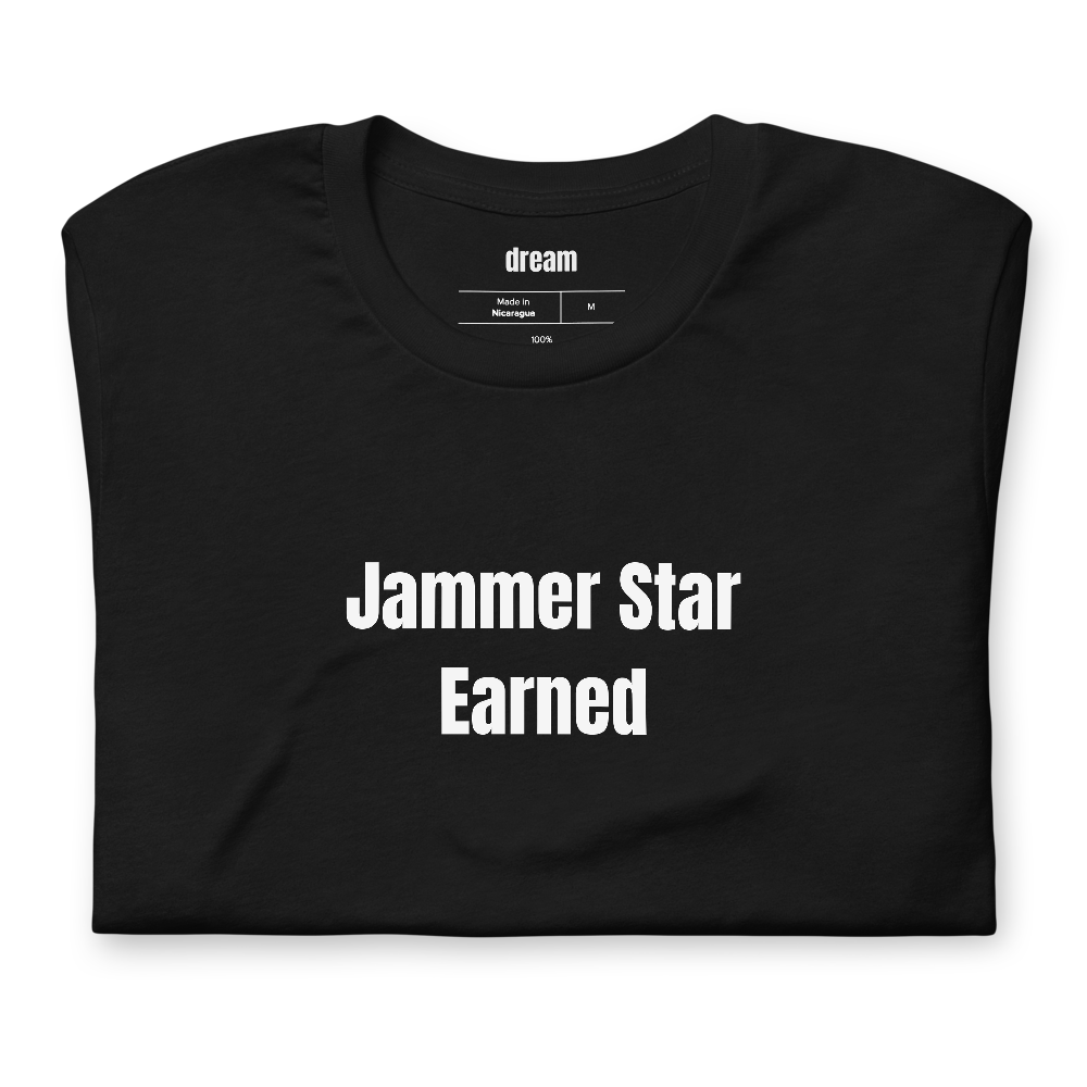 Jammer Star Earned - Roller Derby t-shirt