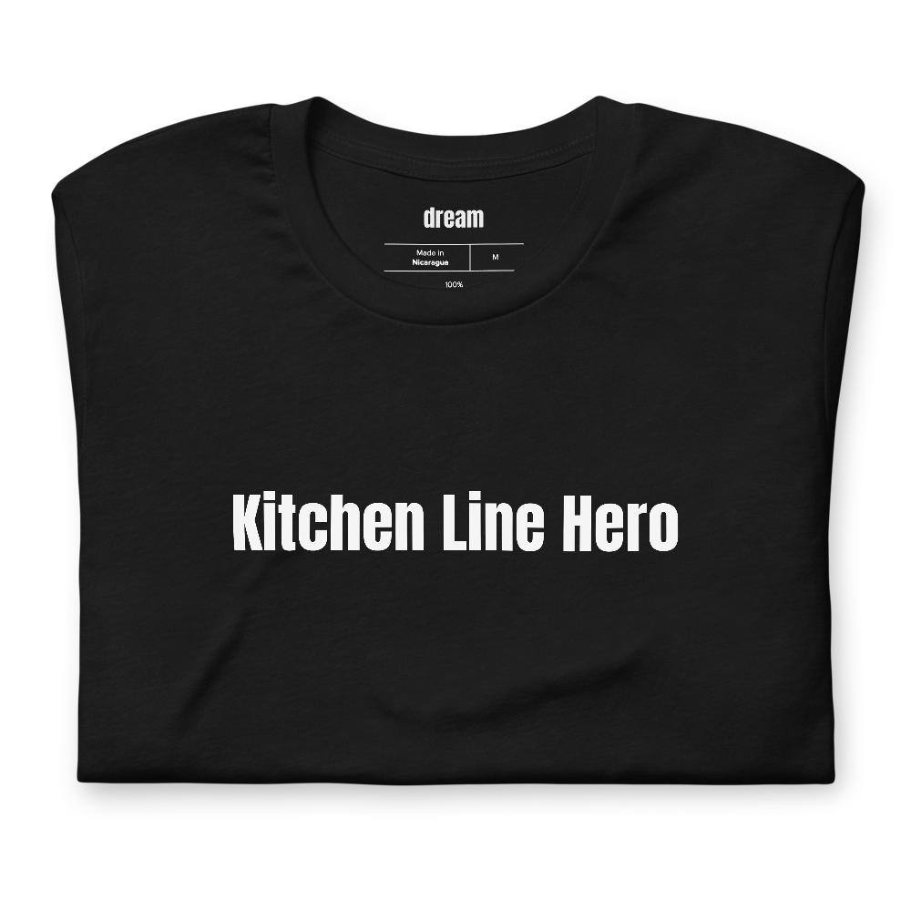 Kitchen Line Hero - Pickleball Player Pride t-shirt