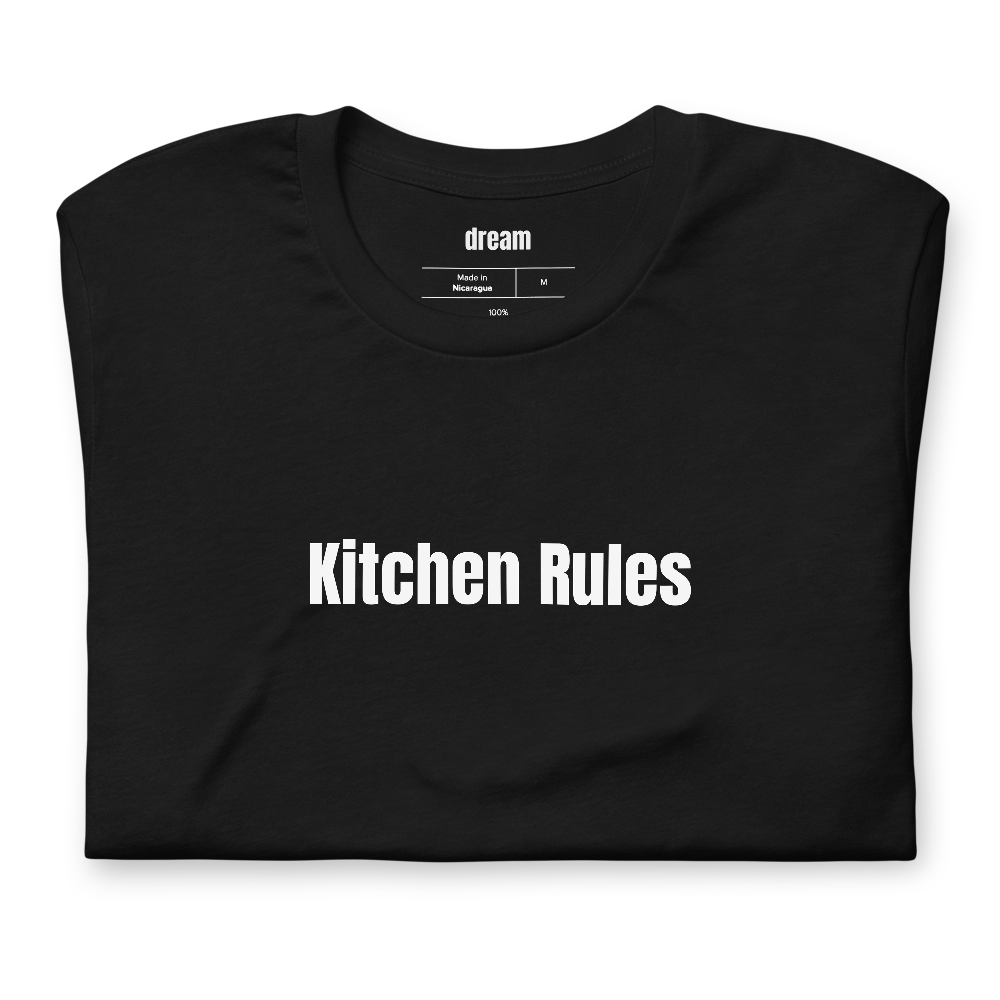 Kitchen Rules - Pickleball Player Pride t-shirt
