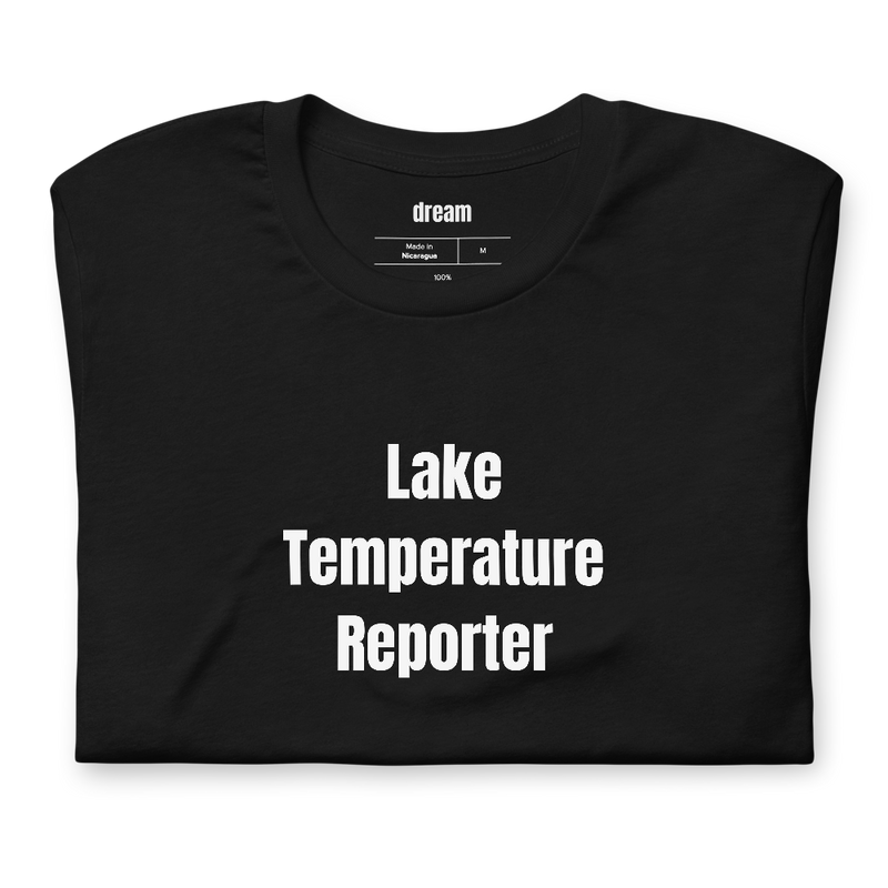 Lake Temperature Reporter - Open Water Swimmers t-shirt