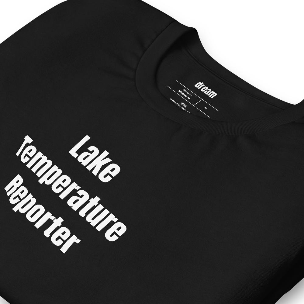 Lake Temperature Reporter - Open Water Swimmers t-shirt