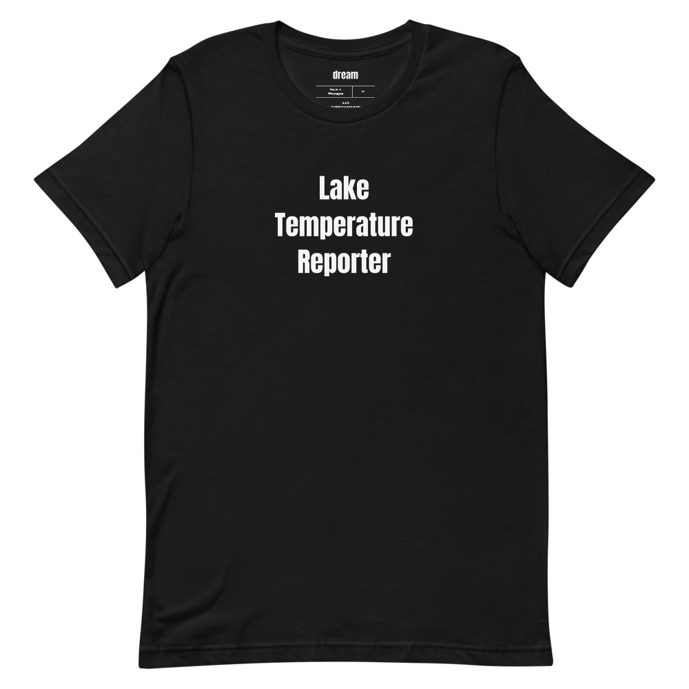 Lake Temperature Reporter - Open Water Swimmers t-shirt