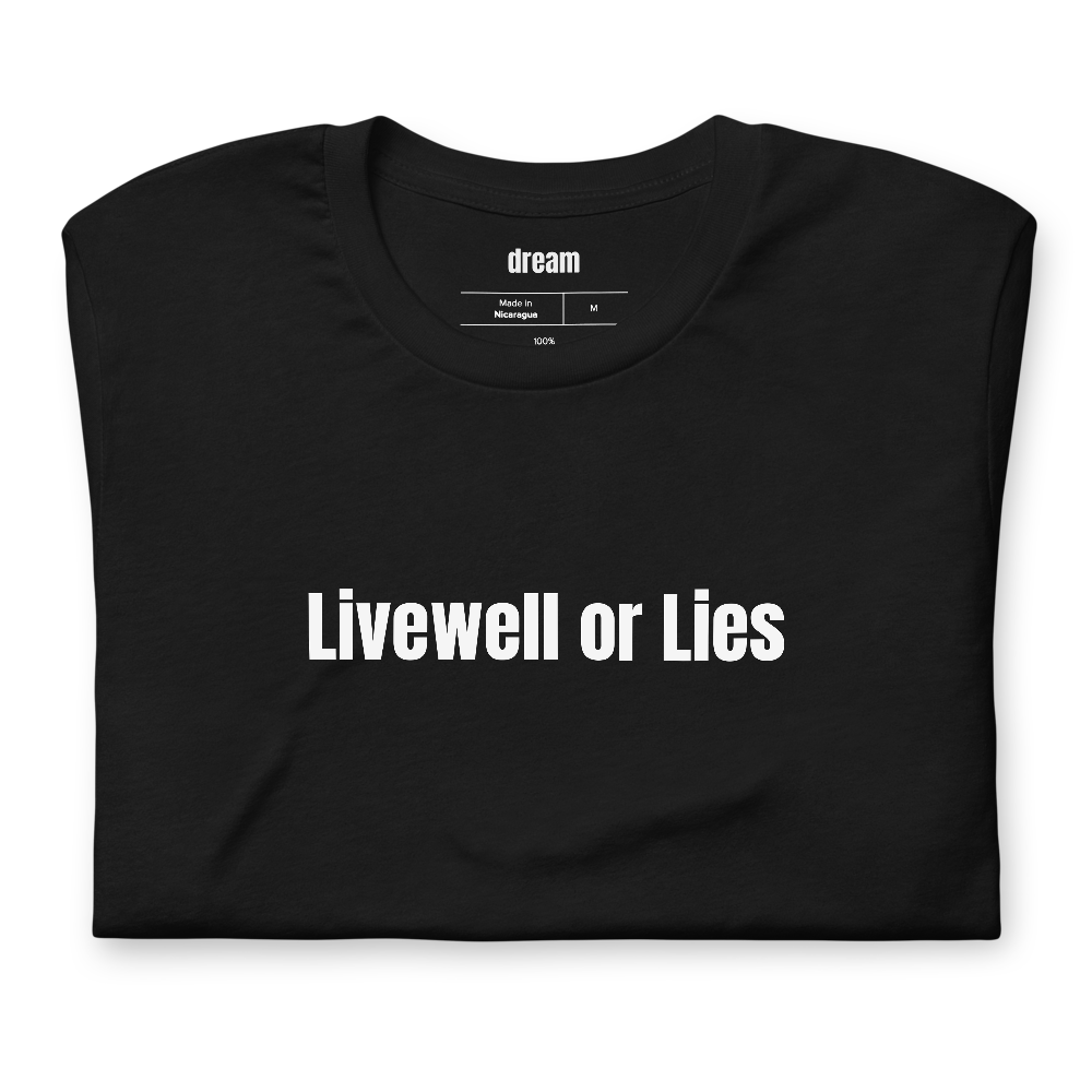 Livewell or Lies - Bass Tournament Fishing t-shirt