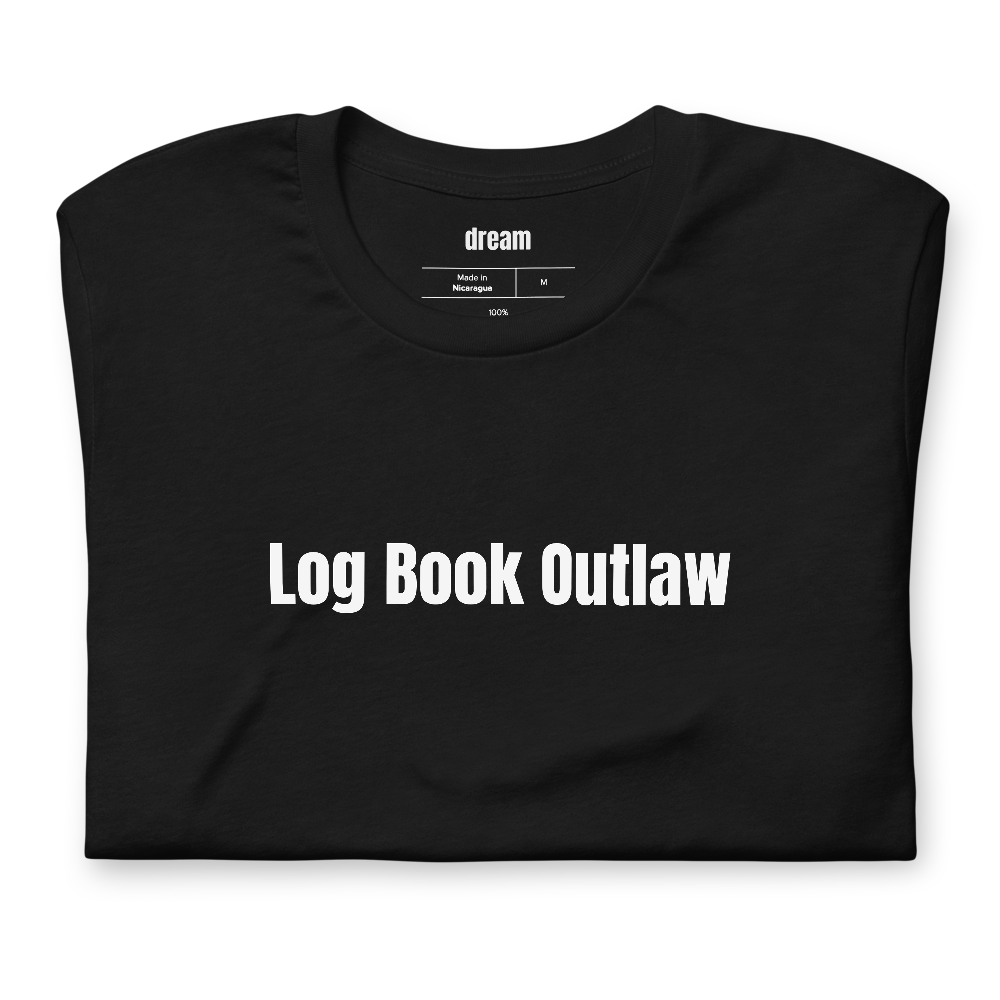 Log Book Outlaw - Trucker Culture t-shirt
