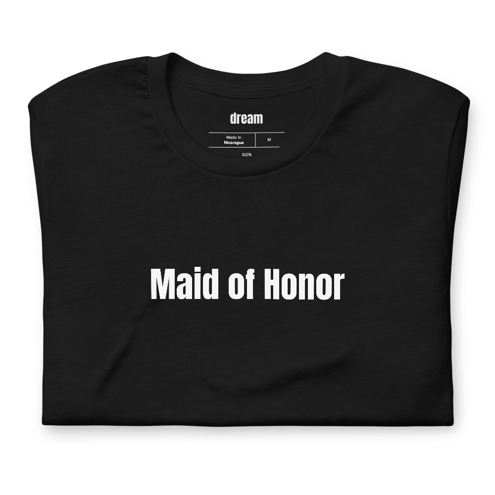 Maid of Honor - Wedding Party t-shirt