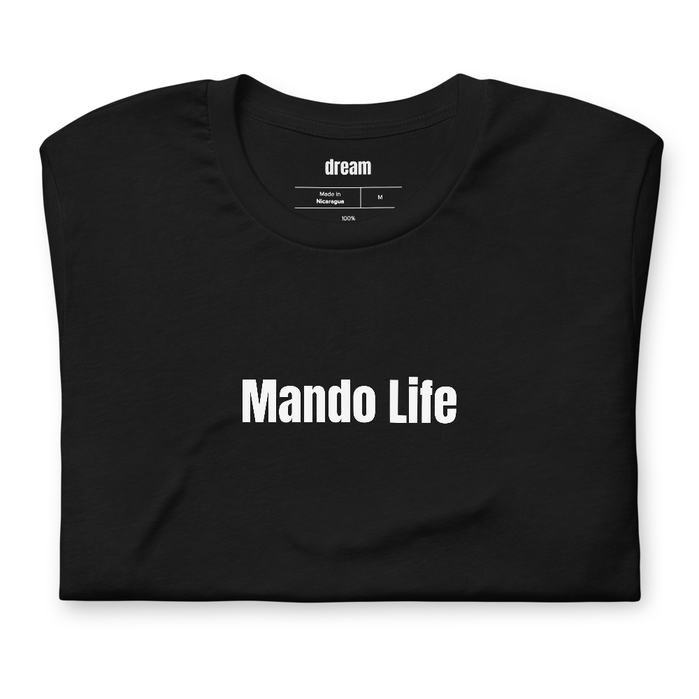 Mando Life - Disc Golf Degenerates t-shirt