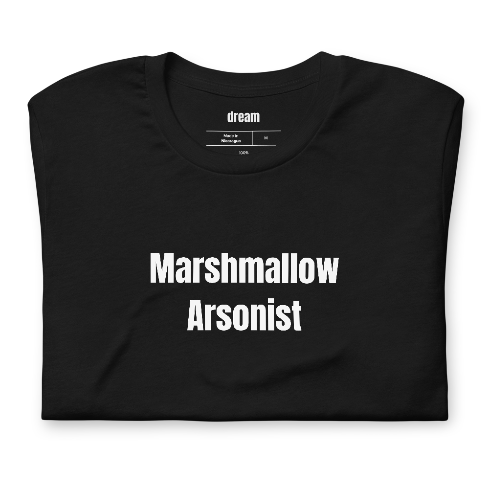 Marshmallow Arsonist - Campfire Crew t-shirt