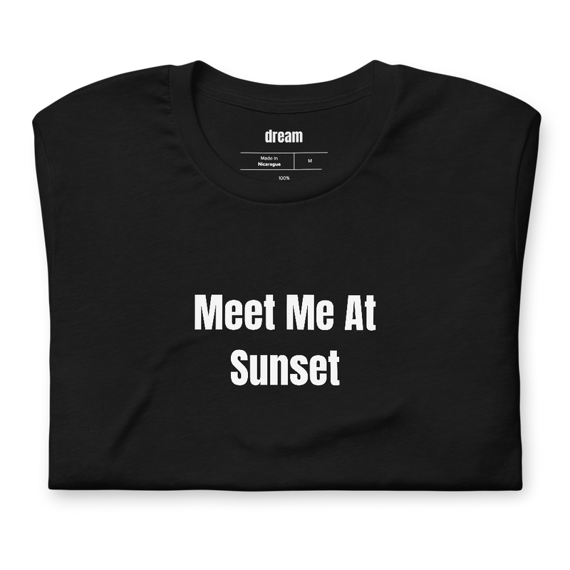 Meet Me At Sunset