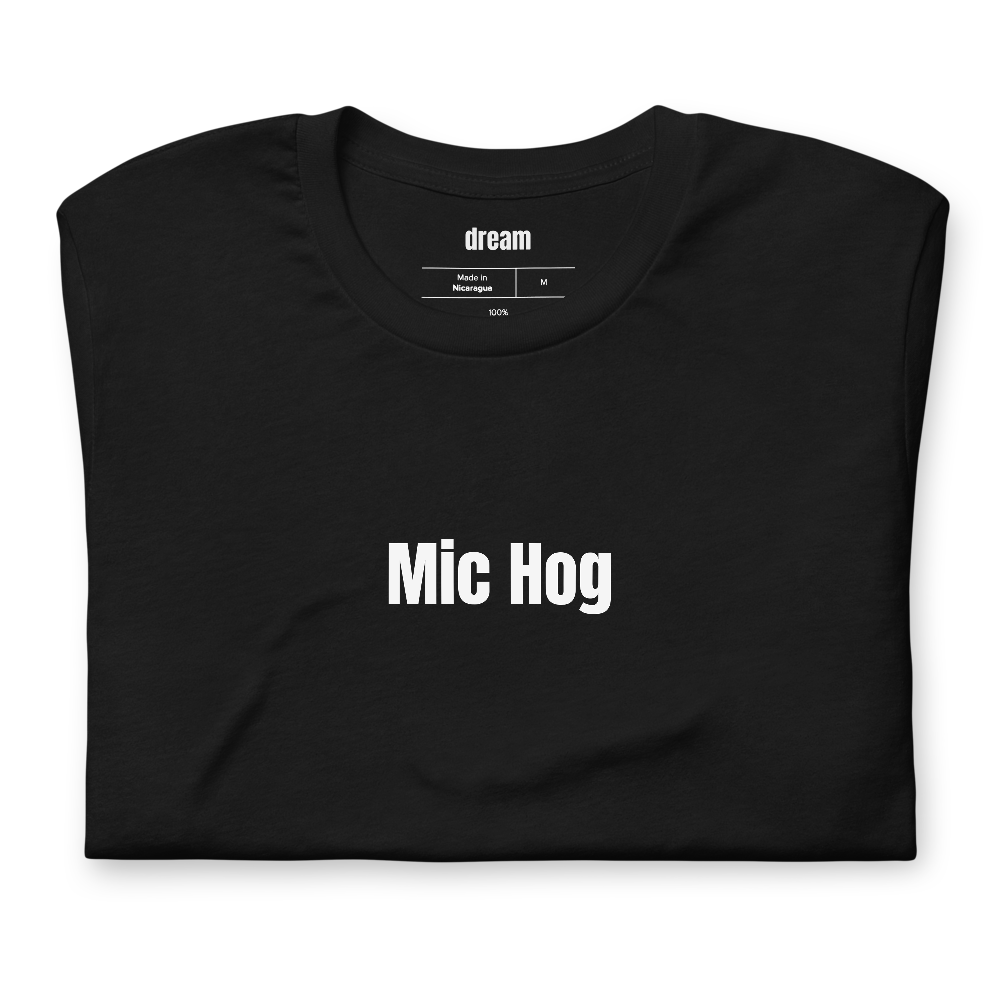 Mic Hog - Karaoke t-shirt