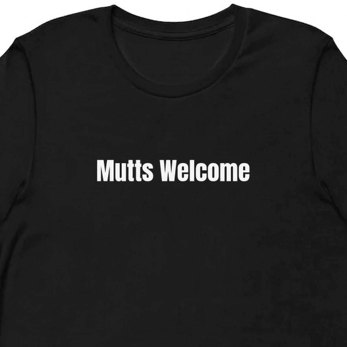 Mutts Welcome - Rescue Dog Parent t-shirt