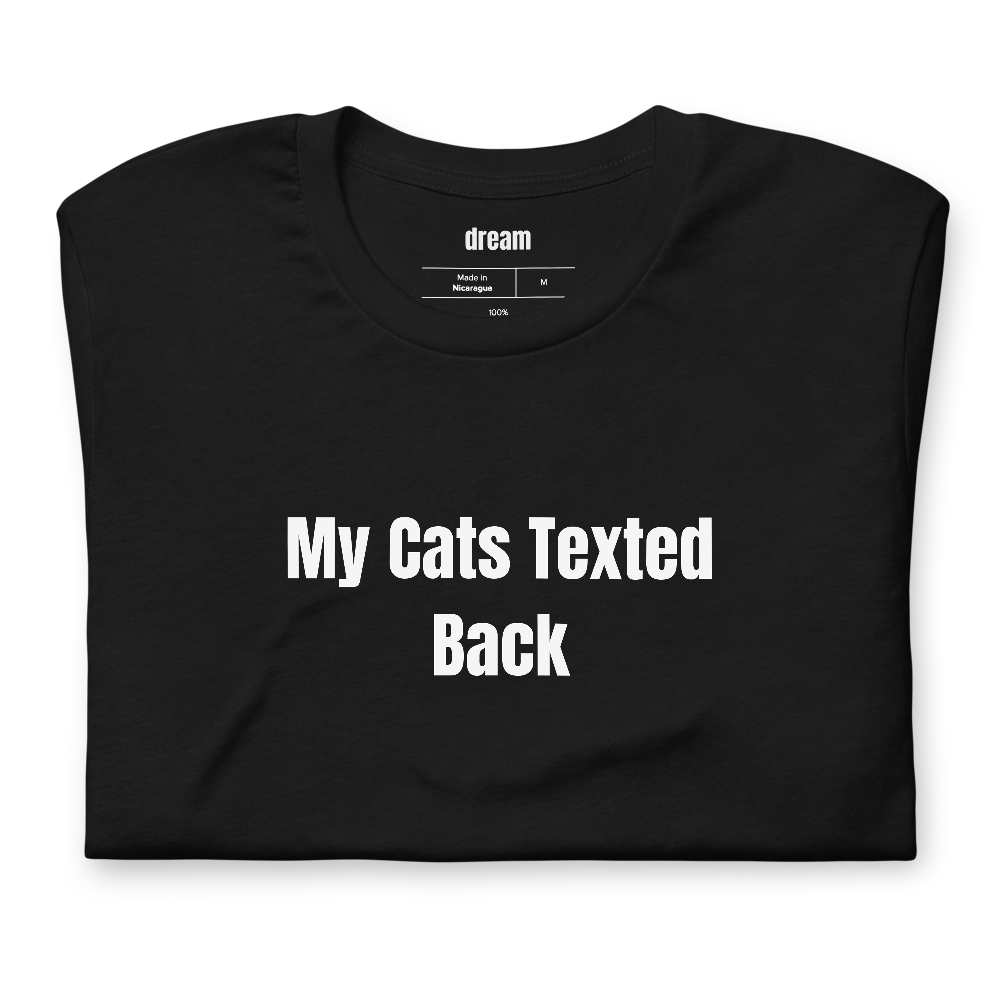 My Cats Texted Back