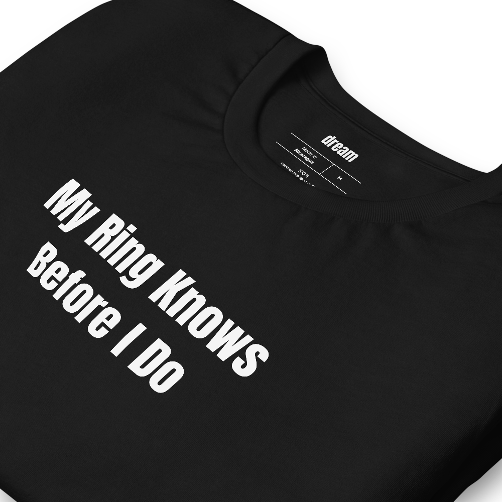 My Ring Knows Before I Do - Smart Ring Optimization t-shirt