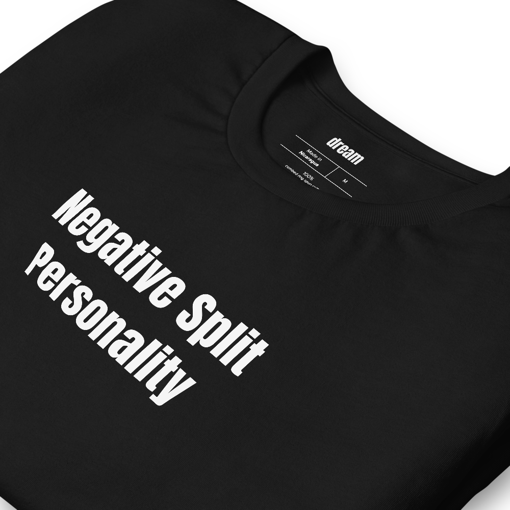 Negative Split Personality - Running t-shirt
