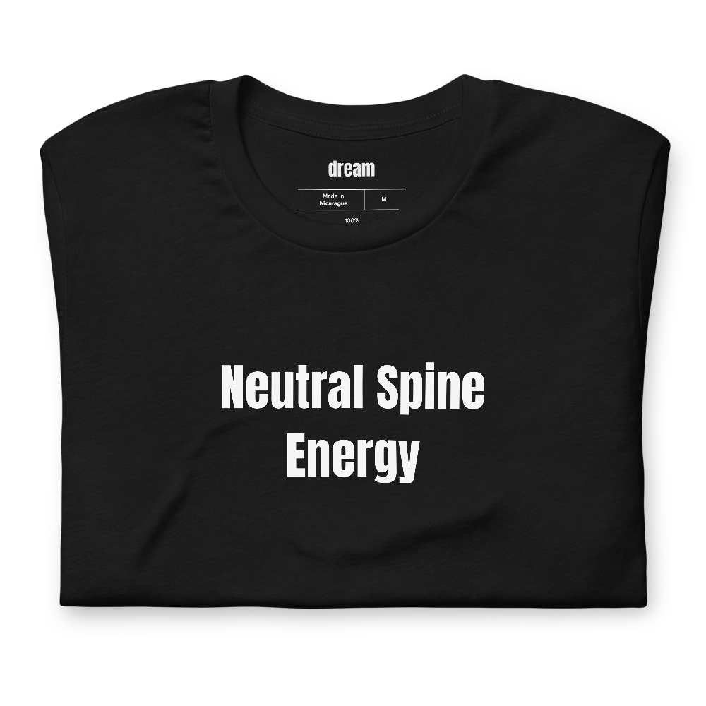 Neutral Spine Energy