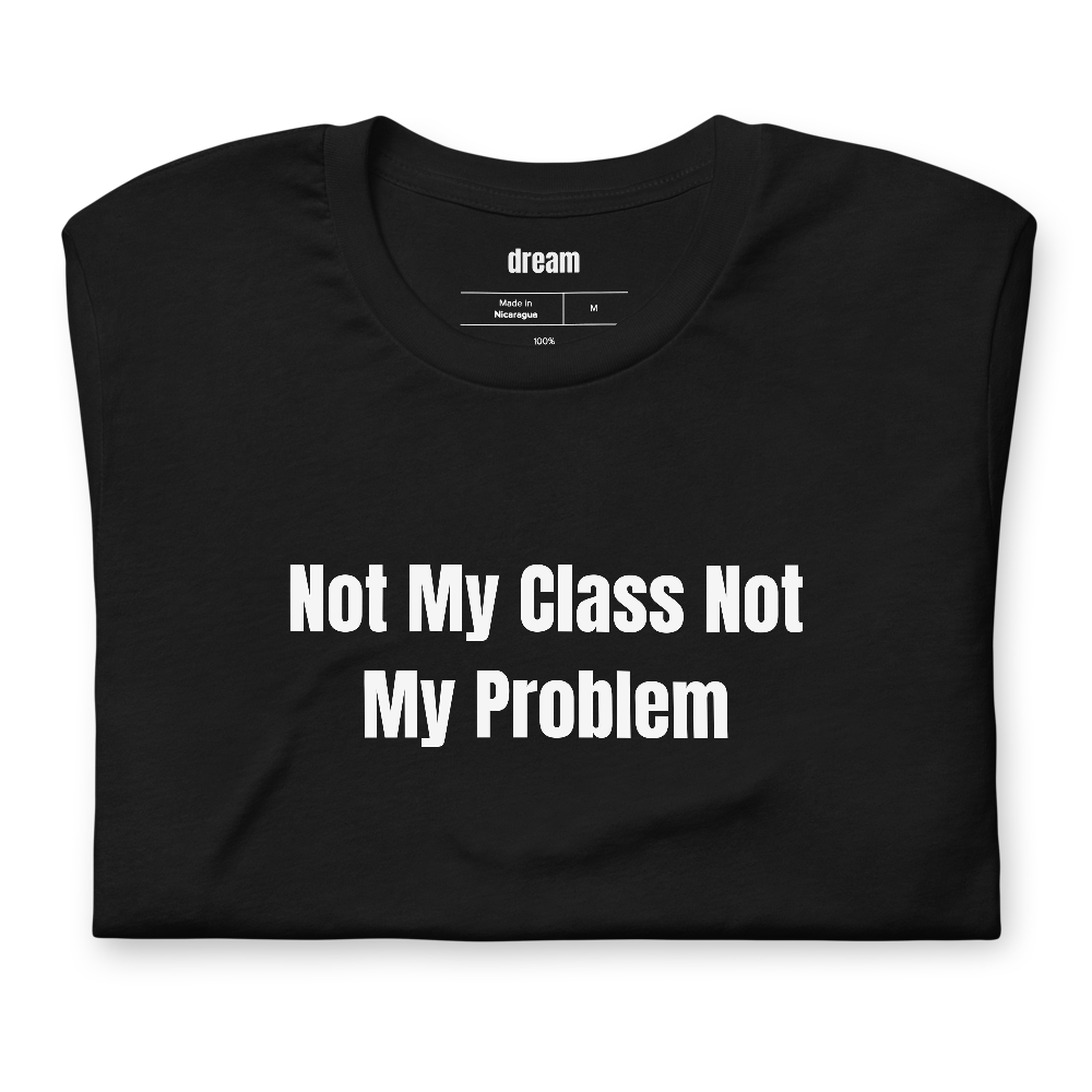 Not My Class Not My Problem - Substitute Teachers t-shirt