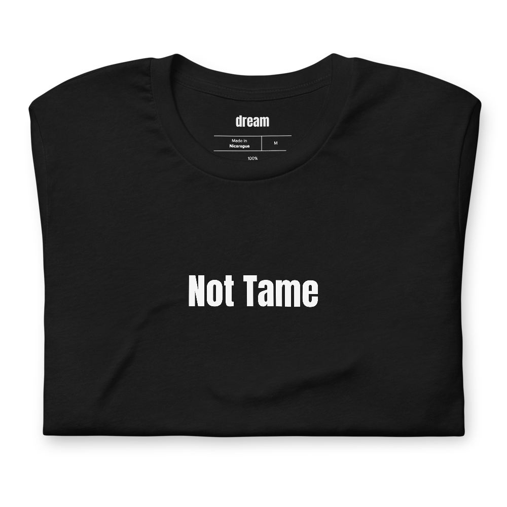 Not Tame