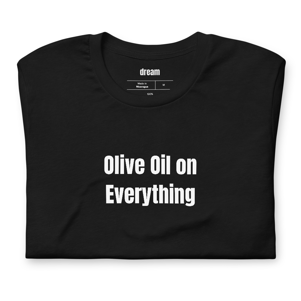 Olive Oil on Everything - Tomato Girl Summer t-shirt
