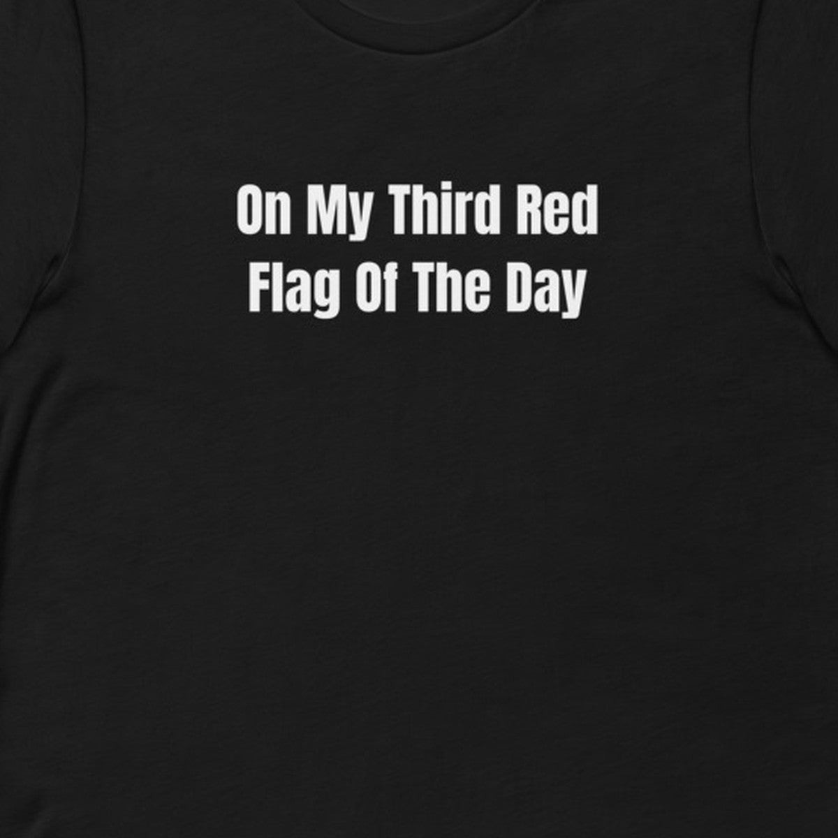 On My Third Red Flag Of The Day - Feral Self-Care t-shirt