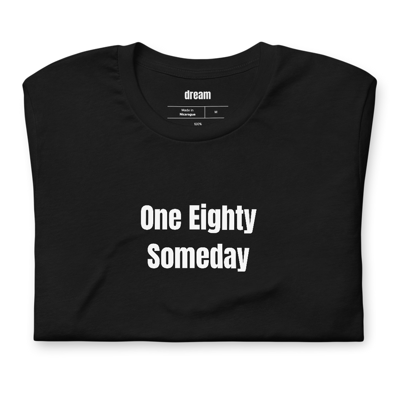 One Eighty Someday - Darts Night t-shirt