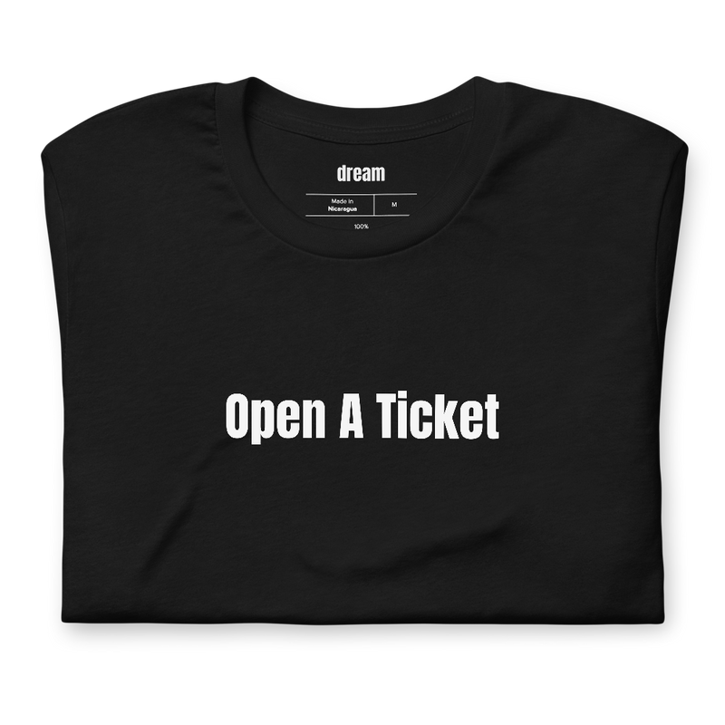 Open A Ticket