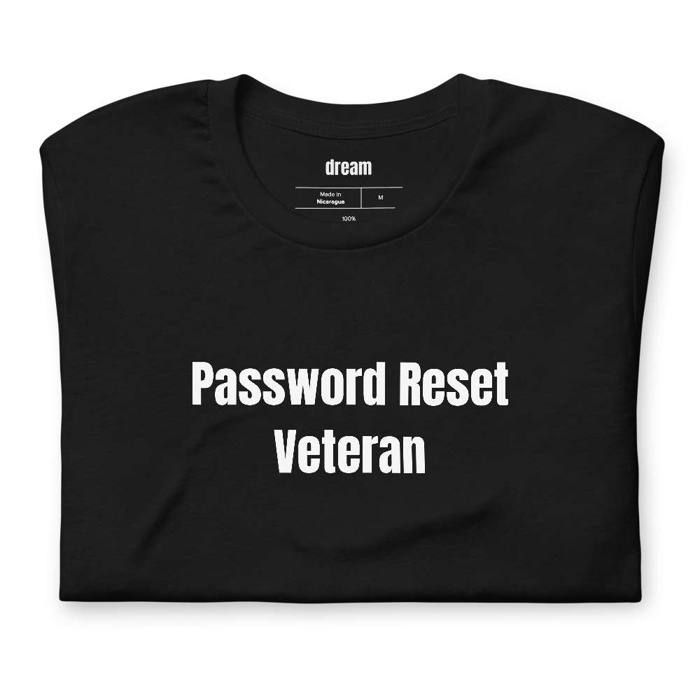 Password Reset Veteran