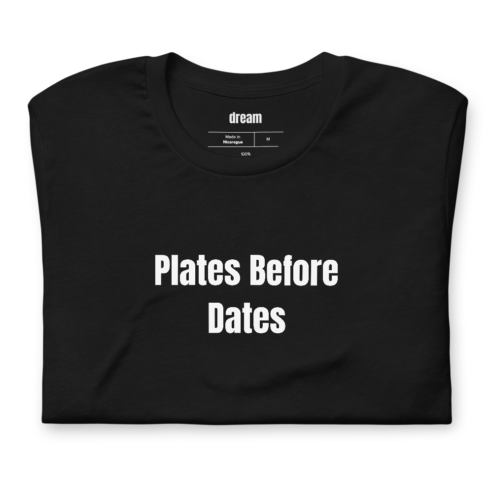 Plates Before Dates