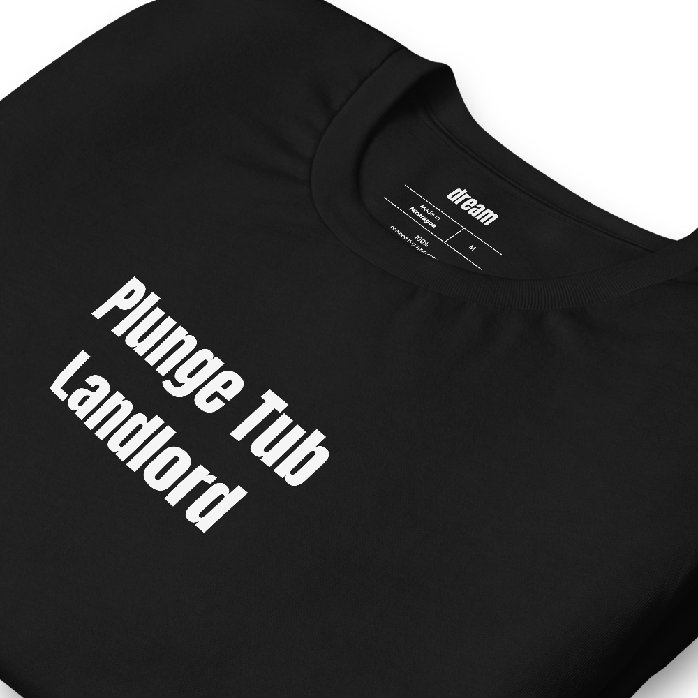Plunge Tub Landlord - Cold Plunge Culture t-shirt