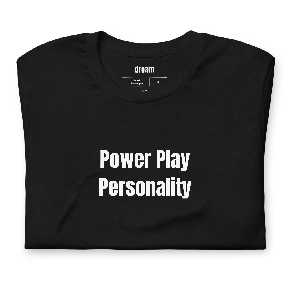 Power Play Personality - Hockey Fan t-shirt