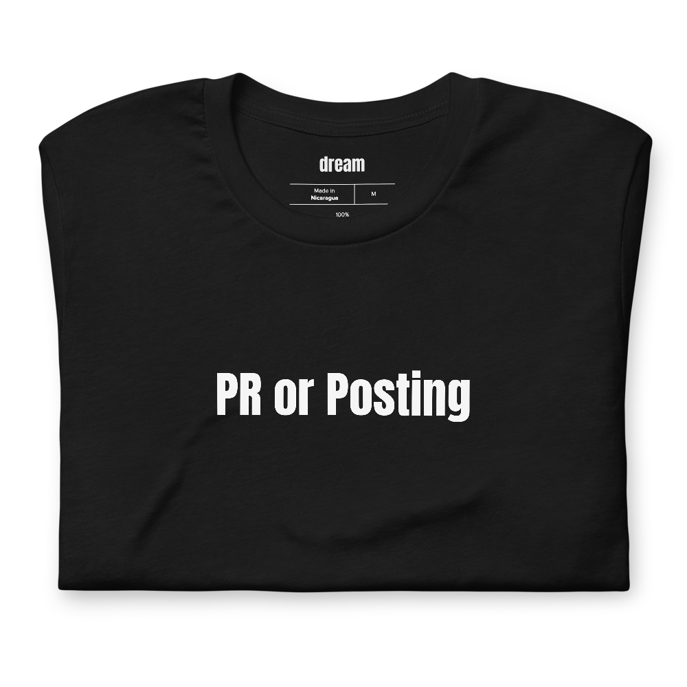 PR or Posting