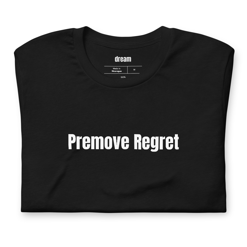 Premove Regret - Chess t-shirt