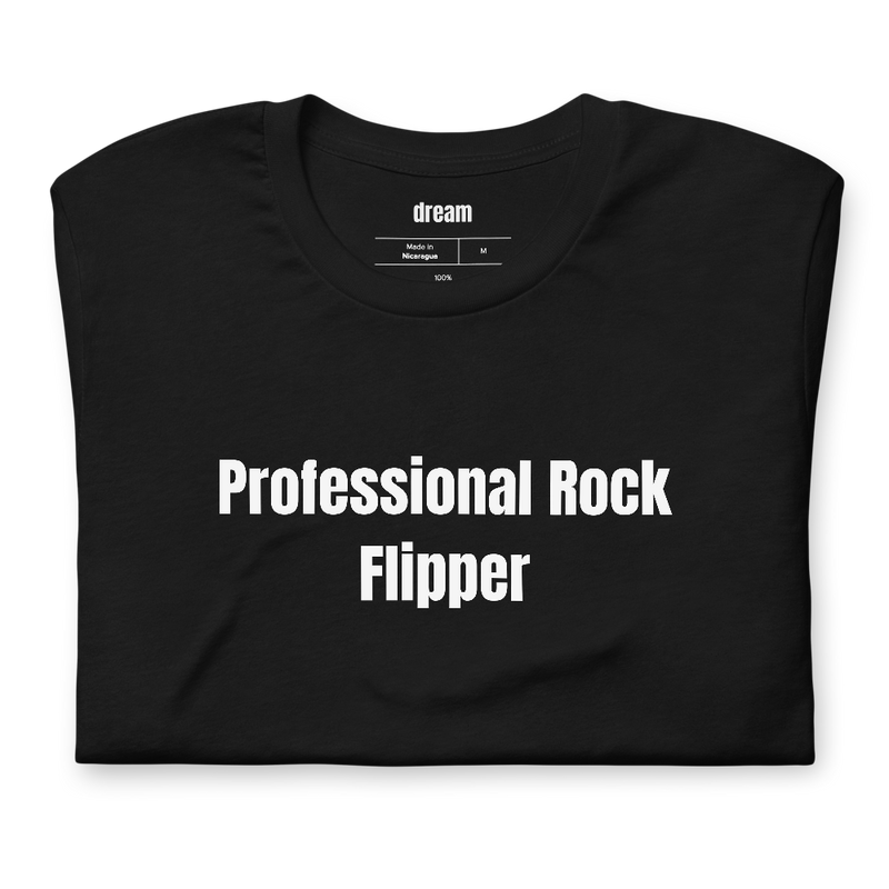 Professional Rock Flipper - Herping t-shirt