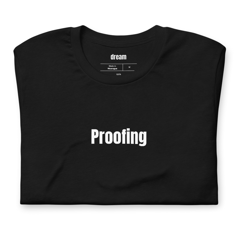 Proofing