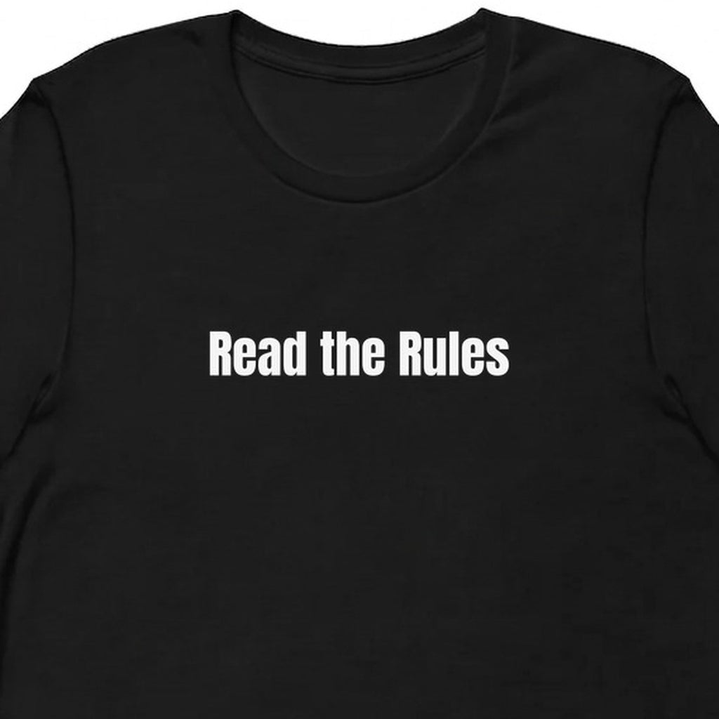 Read the Rules - Competitive Board Gamer t-shirt