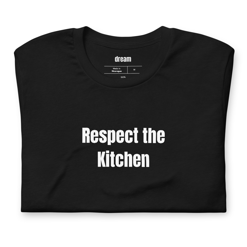 Respect the Kitchen - Pickleball Player Pride t-shirt