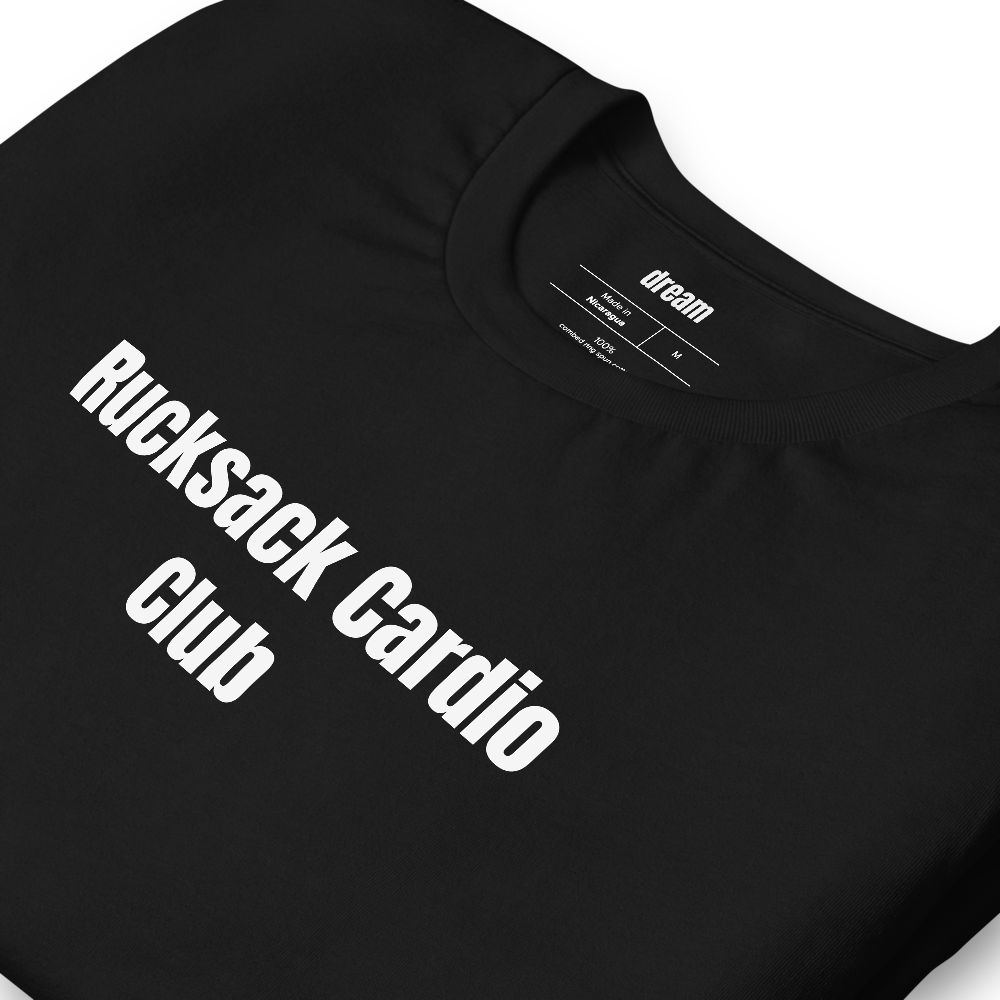 Rucksack Cardio Club - Rucking Movement t-shirt