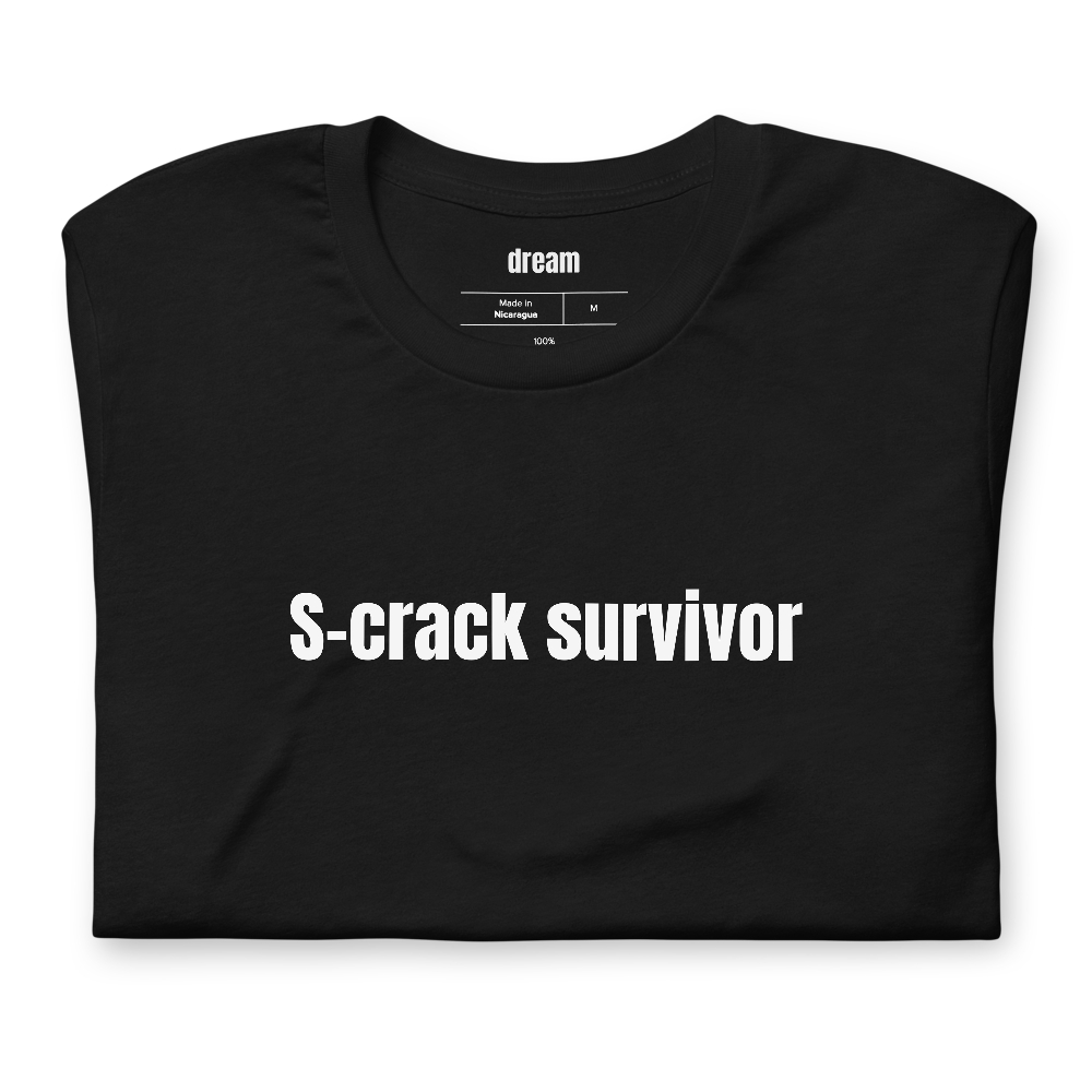 S-crack survivor - Pottery t-shirt