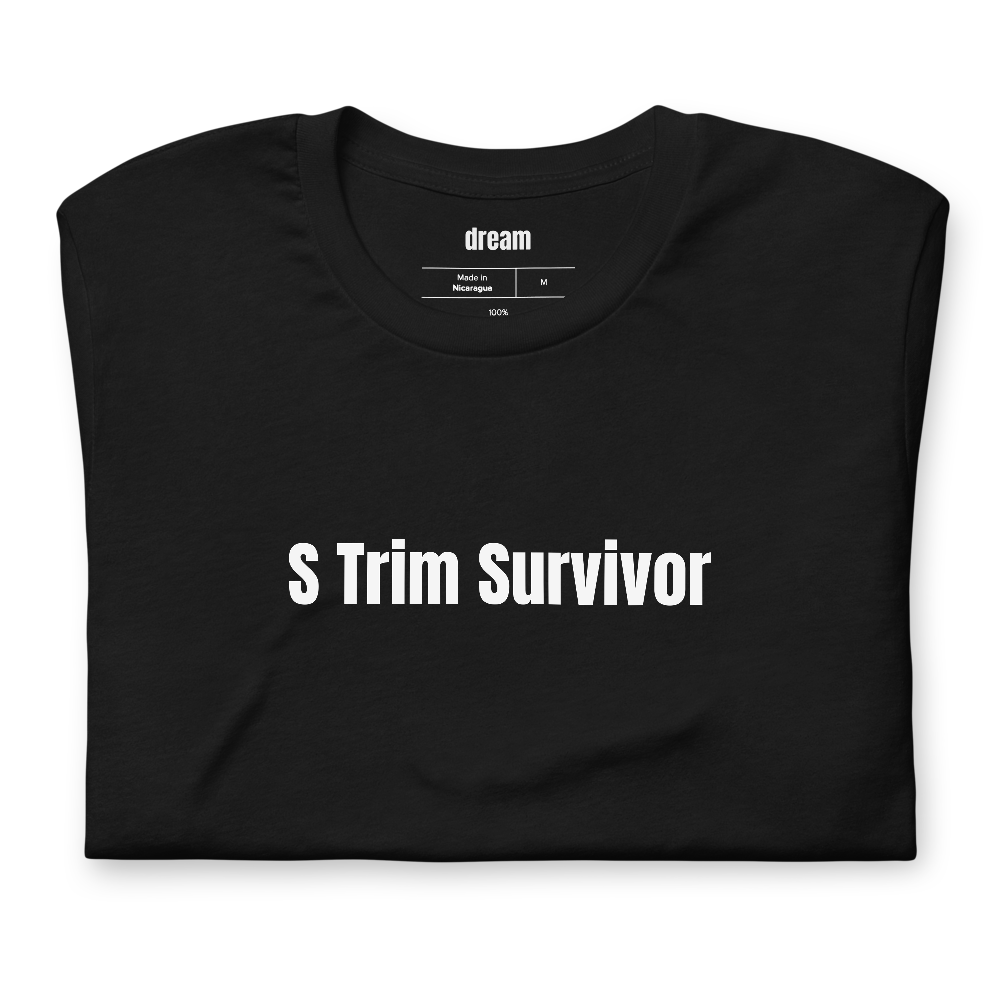 S Trim Survivor - Pottery t-shirt