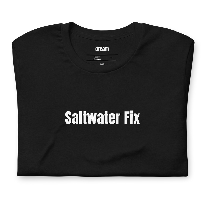 Saltwater Fix - Beach Bum t-shirt