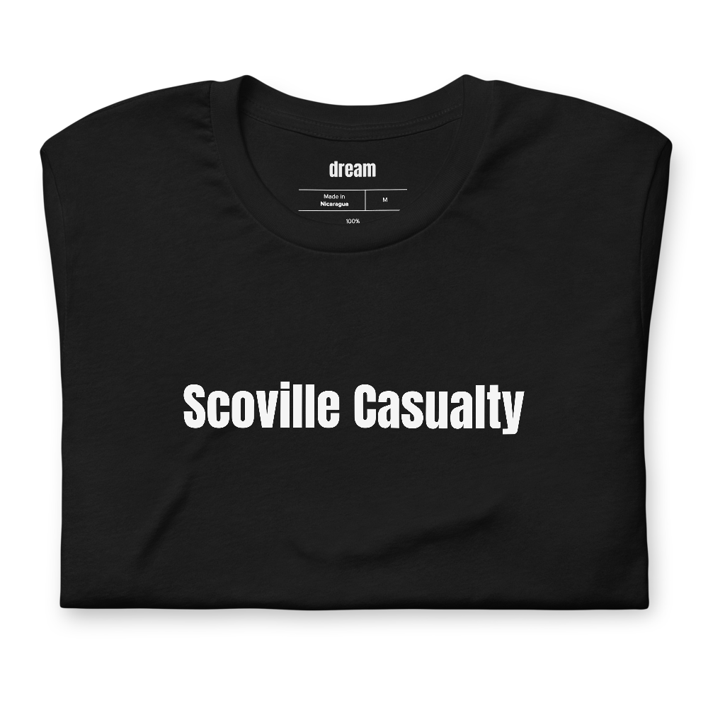 Scoville Casualty - Hot Sauce Heads t-shirt